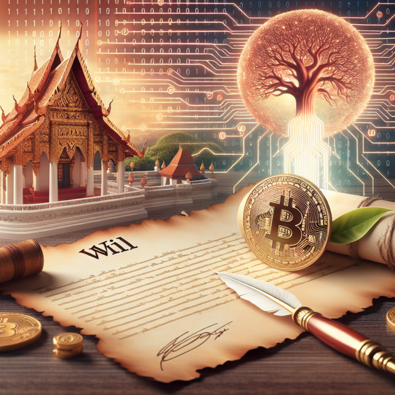 Wills and leaving bitcoin to Thai888 Foundation
