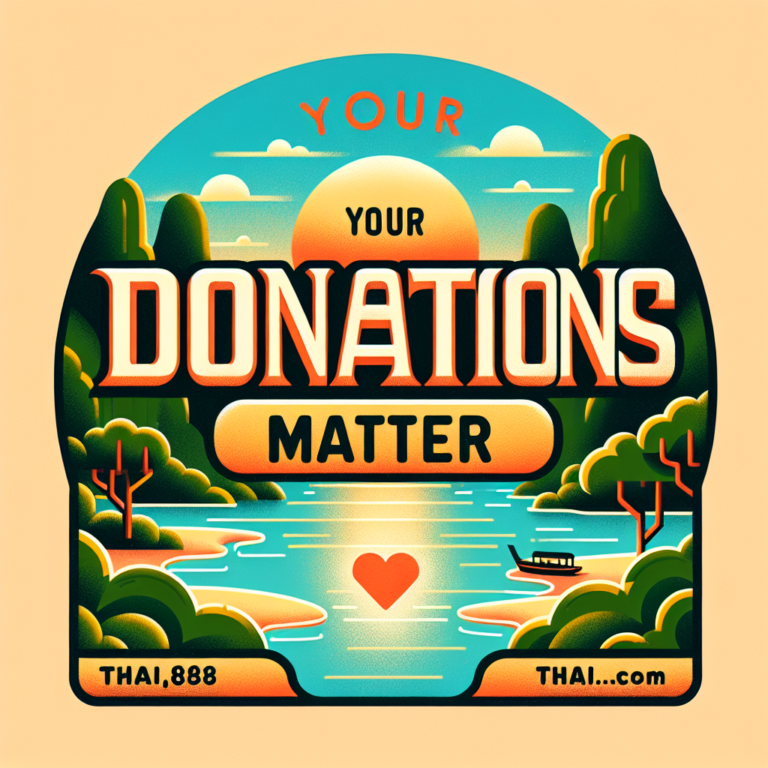 Thai888 Foundation requires your donations