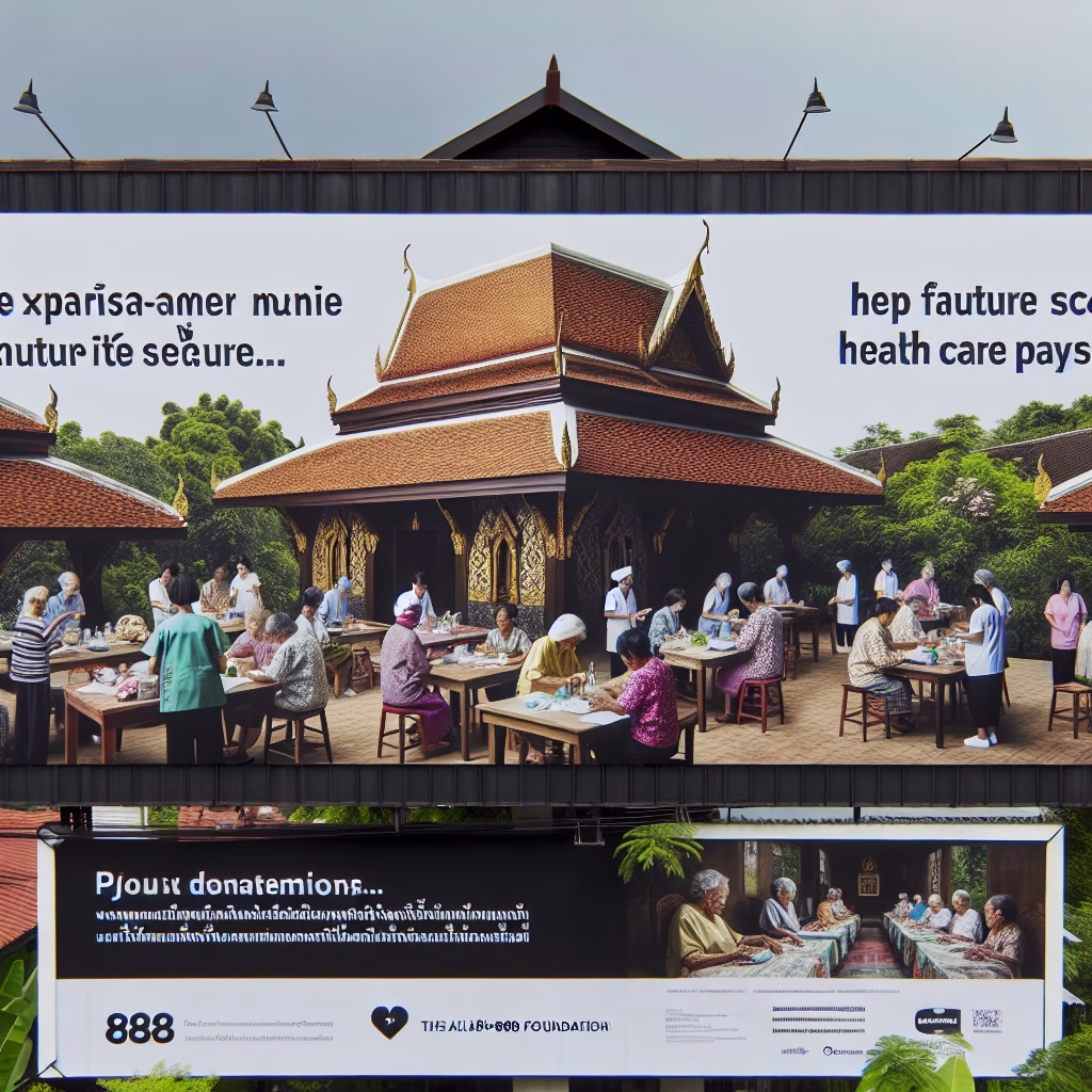 aged care for expats in thailand and Thai888 Foundation- You donate to the foundation for future health care payments